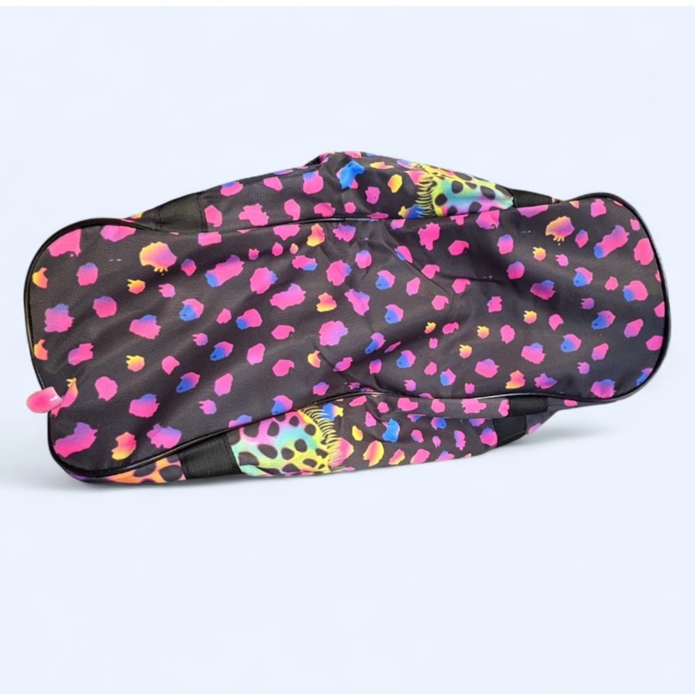 Colorful Rainbow 🌈 Leopard 🐾 Print Tote Bag Y2K 90’s Inspired Duffel Bag - NEW - Picture 5 of 8